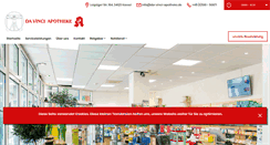 Desktop Screenshot of da-vinci-apotheke.de